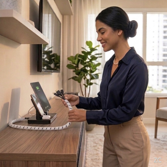 Organizador de Fios e Cabos com Aplicador