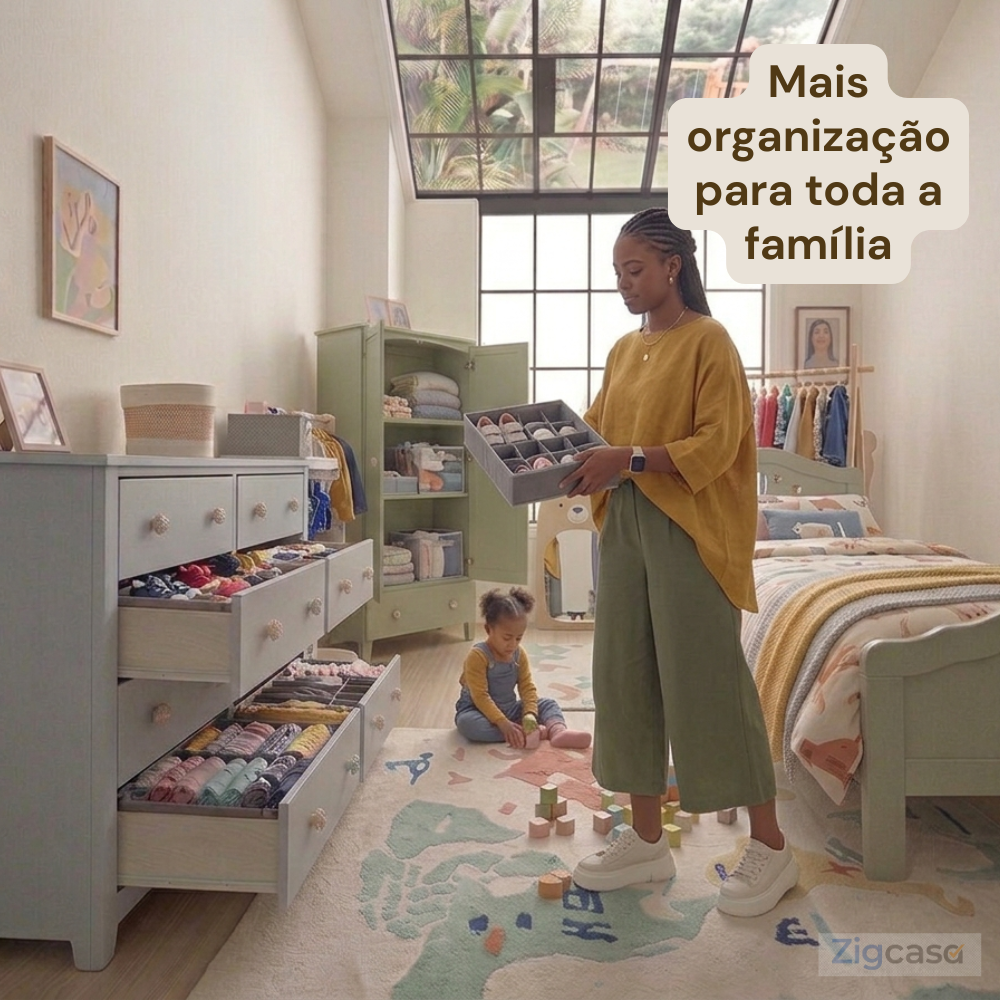 Kit 4 Organizador Para Gavetas - Sortido