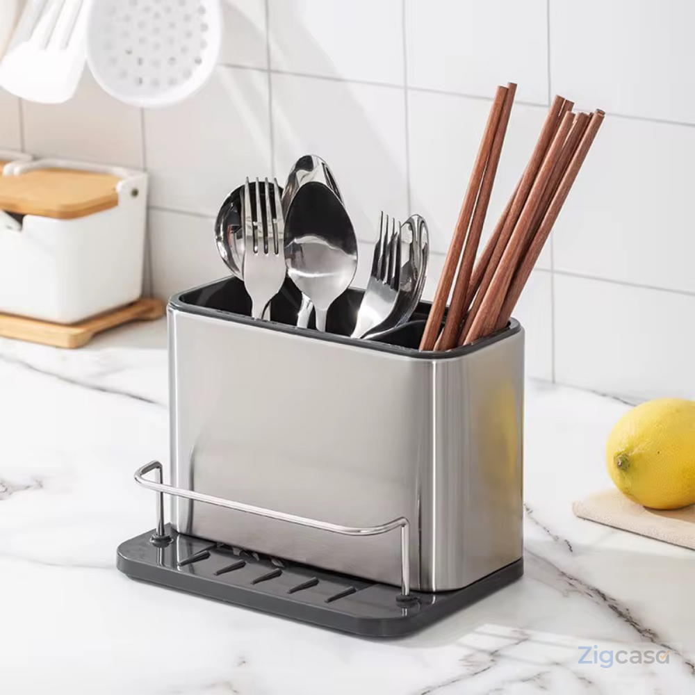 🏠 Organizador de Pia em Inox — Praticidade e Organização para sua Cozinh