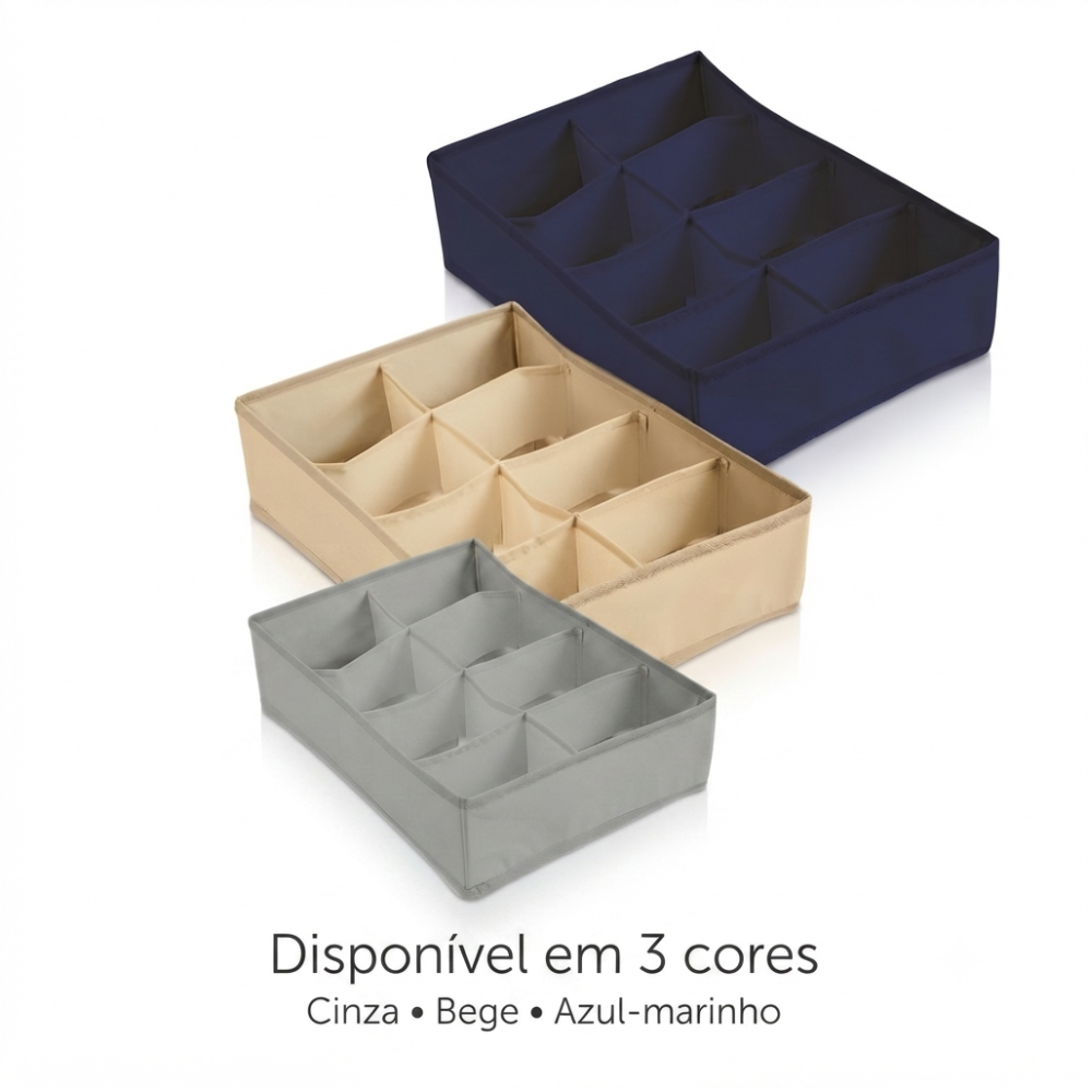 Organizador de Gavetas com 8 Divisórias — Simples e Eficiente para o Dia a Dia