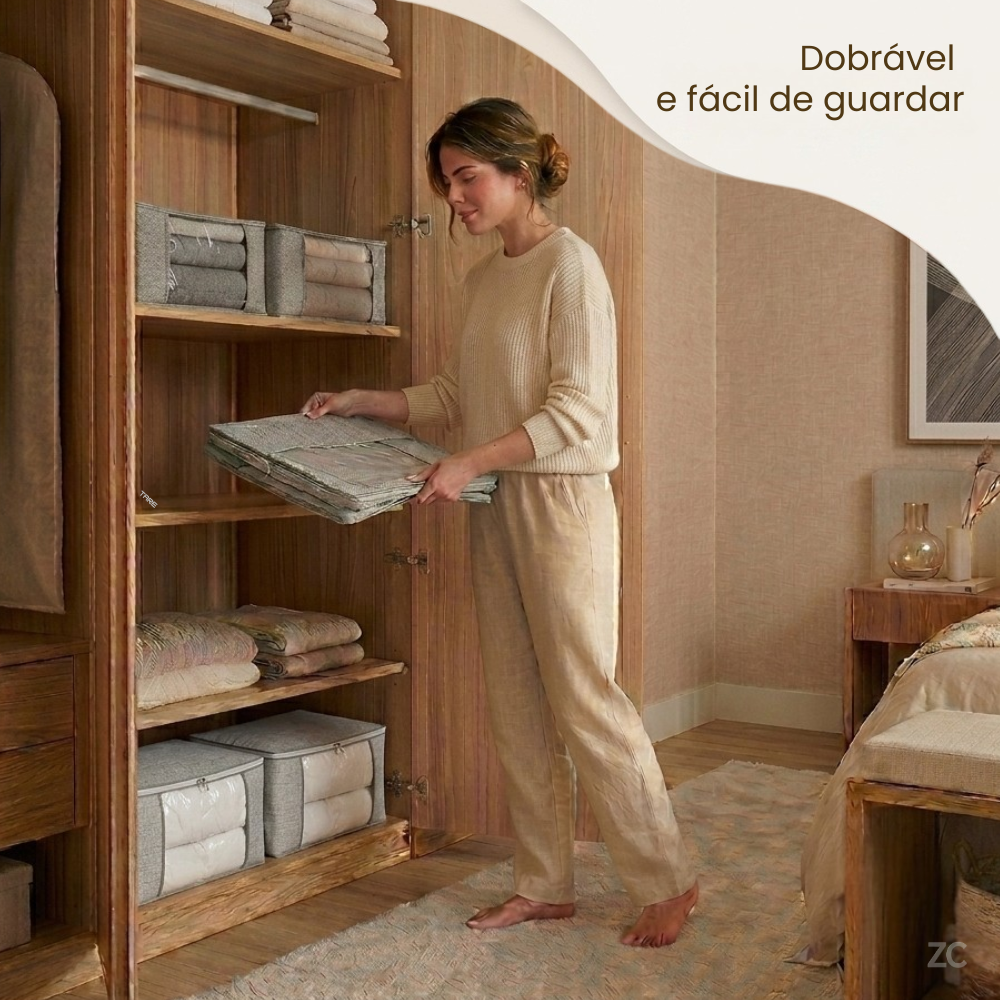 ORGANIZADOR MULTIUSO COM VISOR PREMIUM  45×45