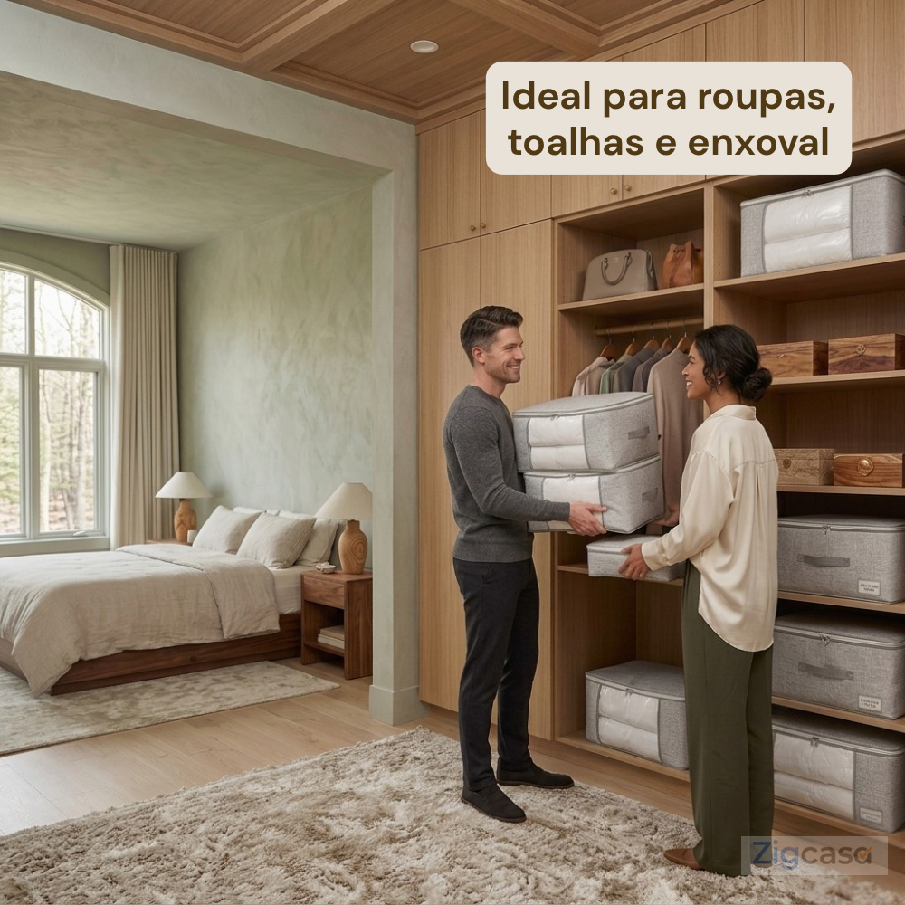 ORGANIZADOR MULTIUSO COM VISOR PREMIUM  45×45