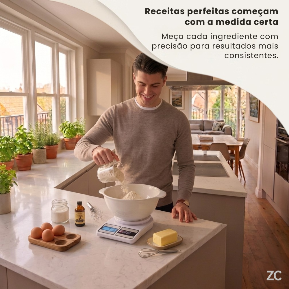 Balança Digital de Cozinha 10kg