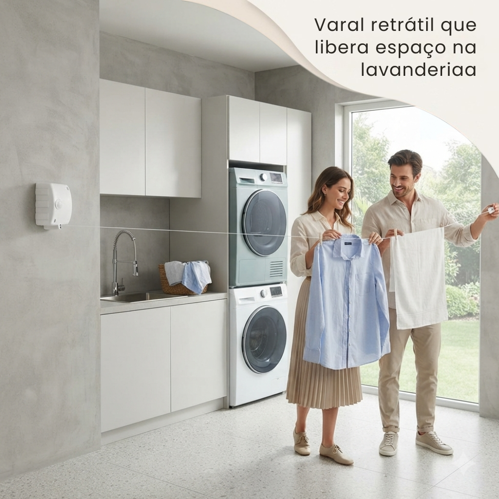 Varal Retrátil Automático
