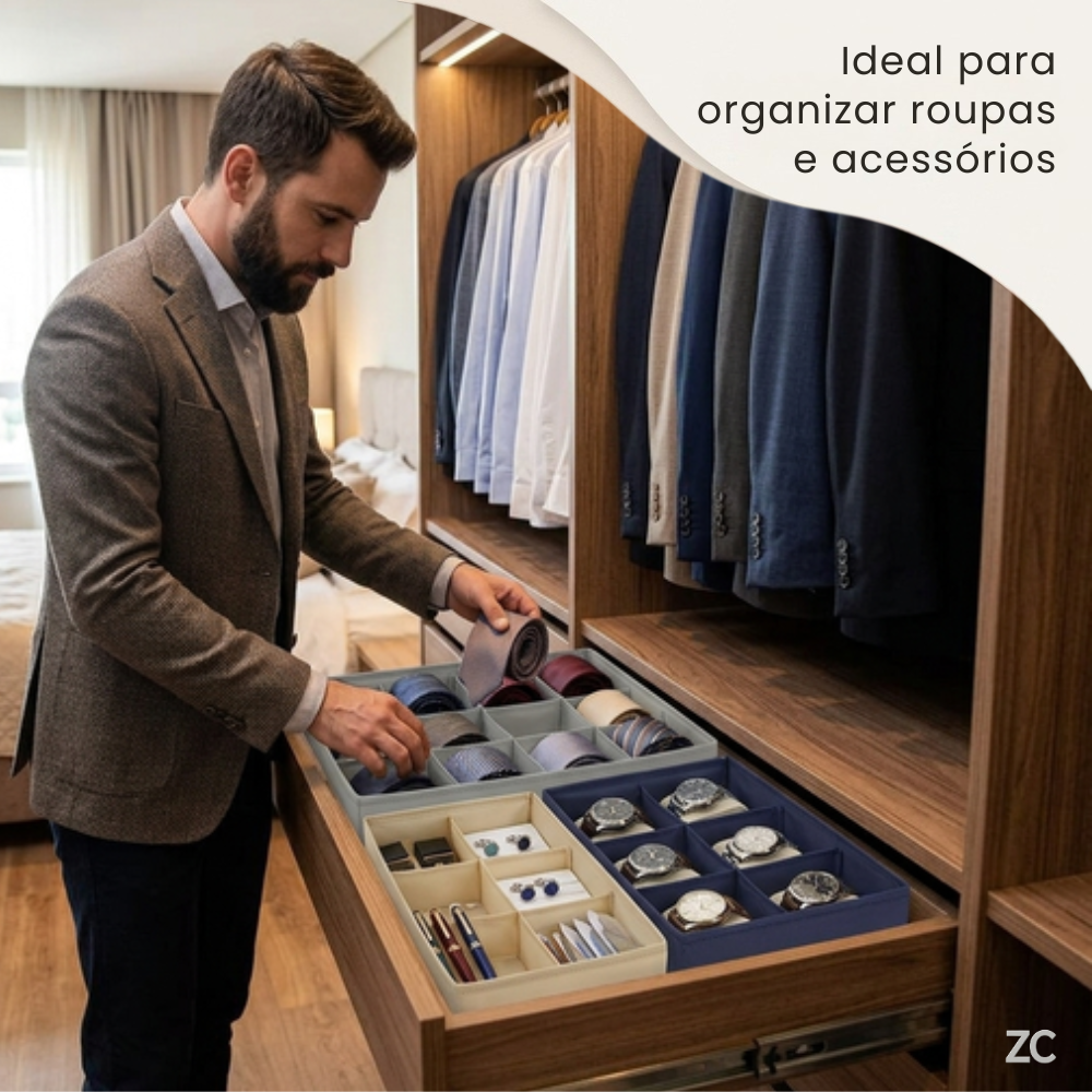 Organizador de Gavetas com 8 Divisórias — Simples e Eficiente para o Dia a Dia