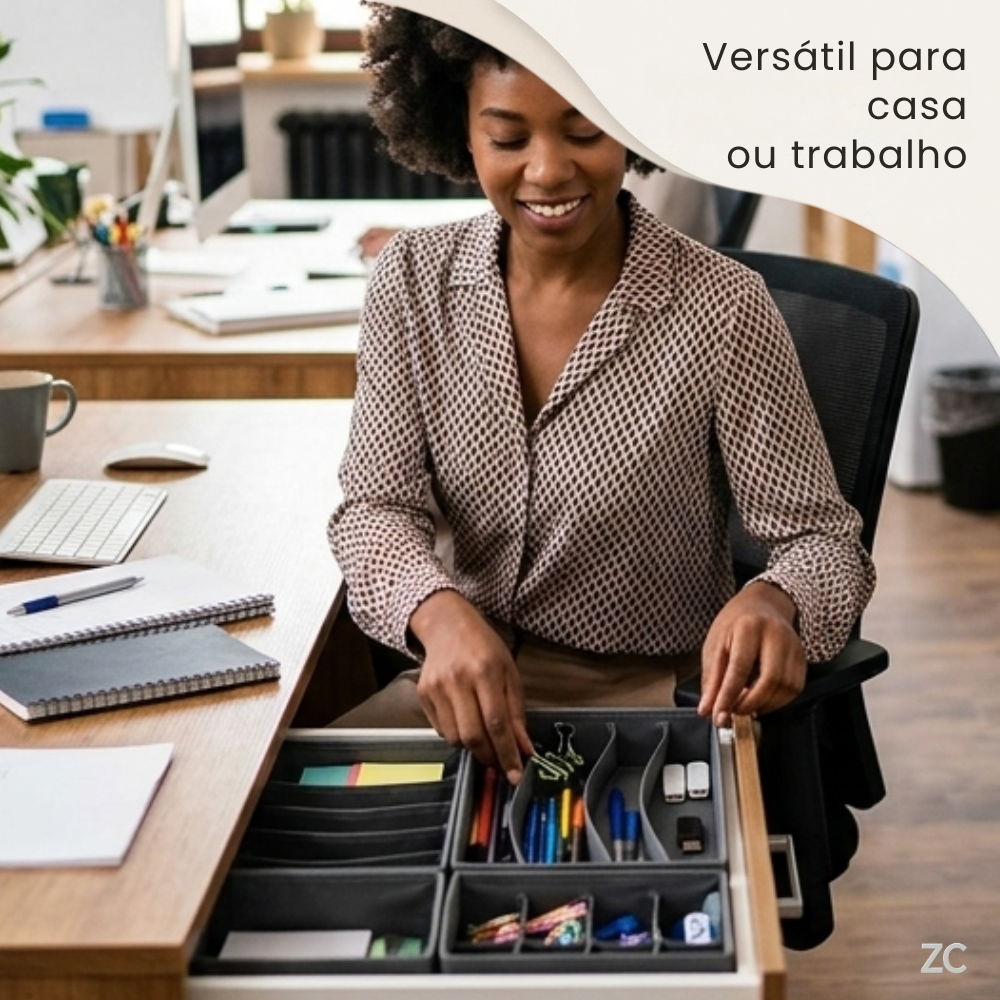 Kit 4 Organizador Para Gavetas - Sortido