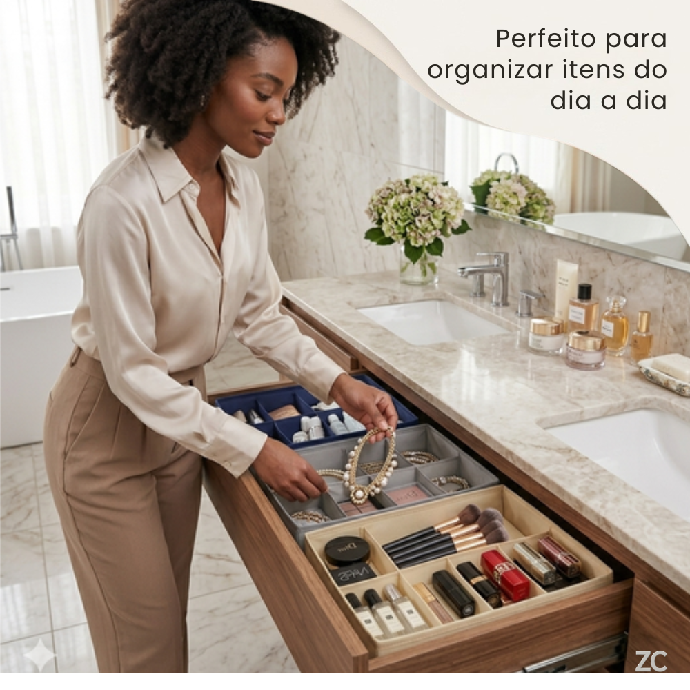 Organizador de Gavetas com 8 Divisórias — Simples e Eficiente para o Dia a Dia
