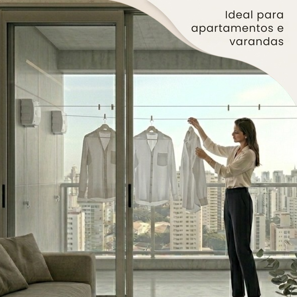 Varal Retrátil Automático