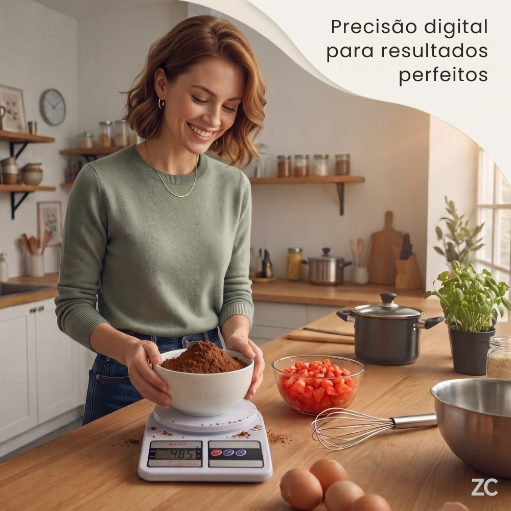Balança Digital de Cozinha 10kg