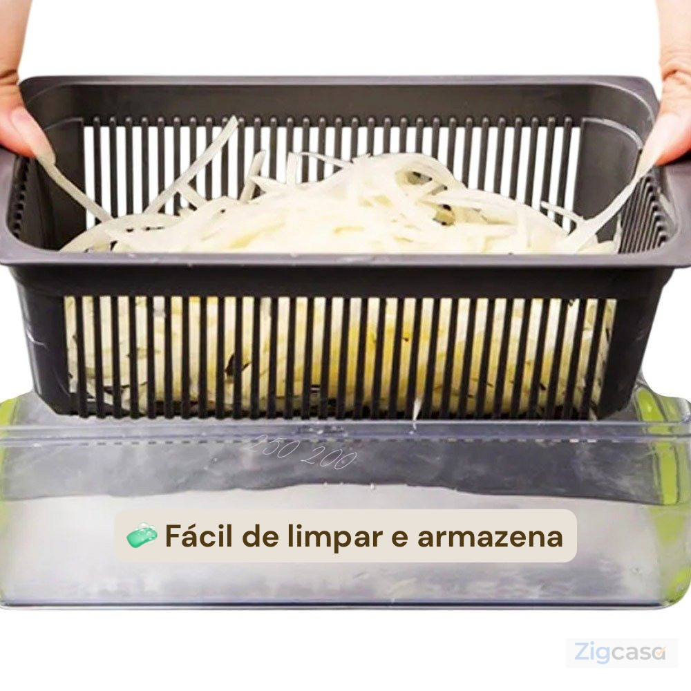 🏠 Cortador Multifuncional 16 Peças para Legumes — Praticidade e Agilidade no Preparo dos Alimento