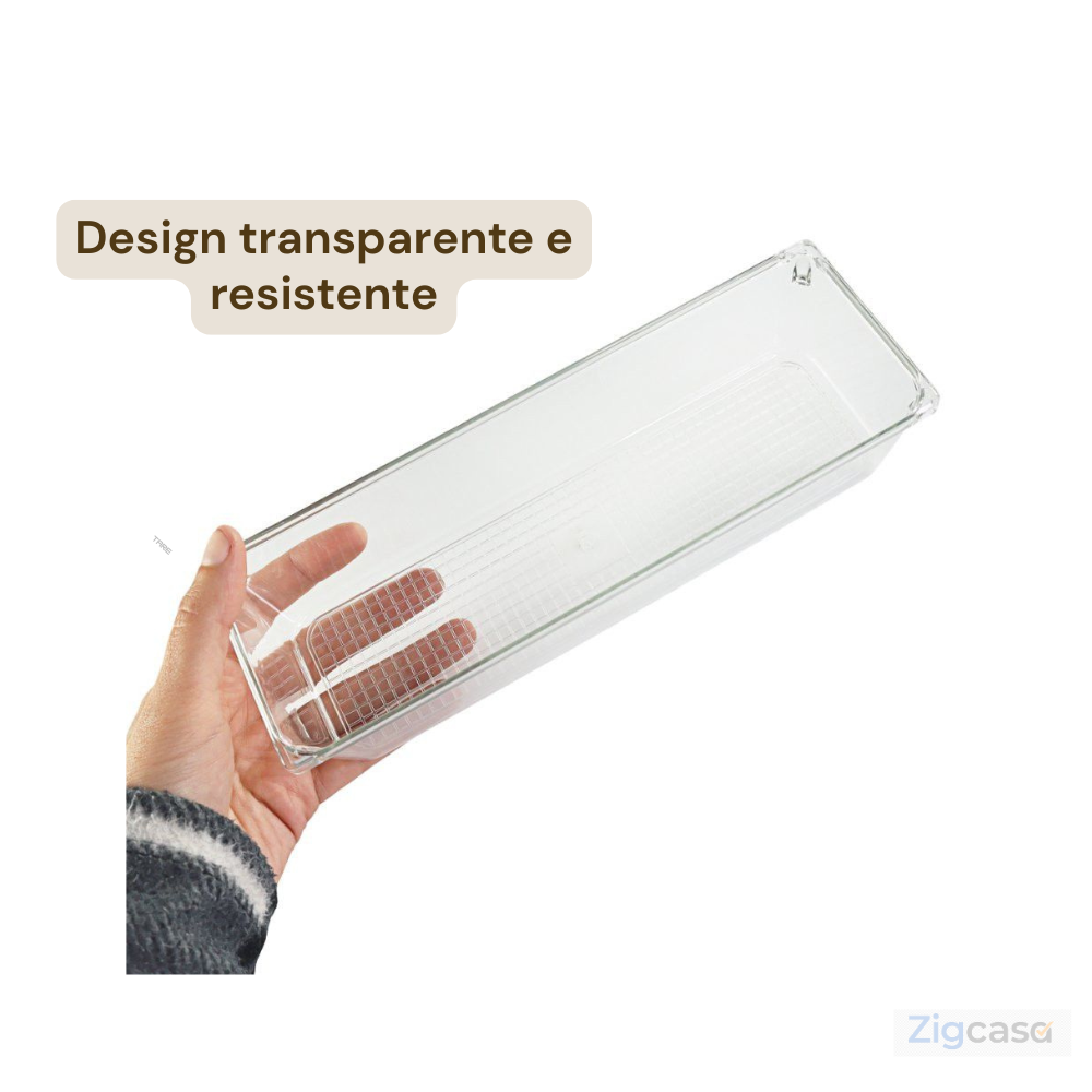 🏠 Kit Organizadores Transparentes para Gaveta — Visual Limpo e Organização Inteligente
