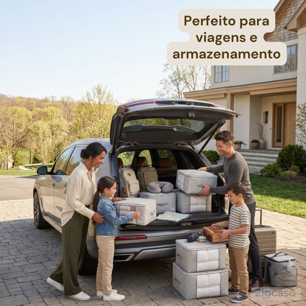 ORGANIZADOR MULTIUSO COM VISOR PREMIUM  45×45