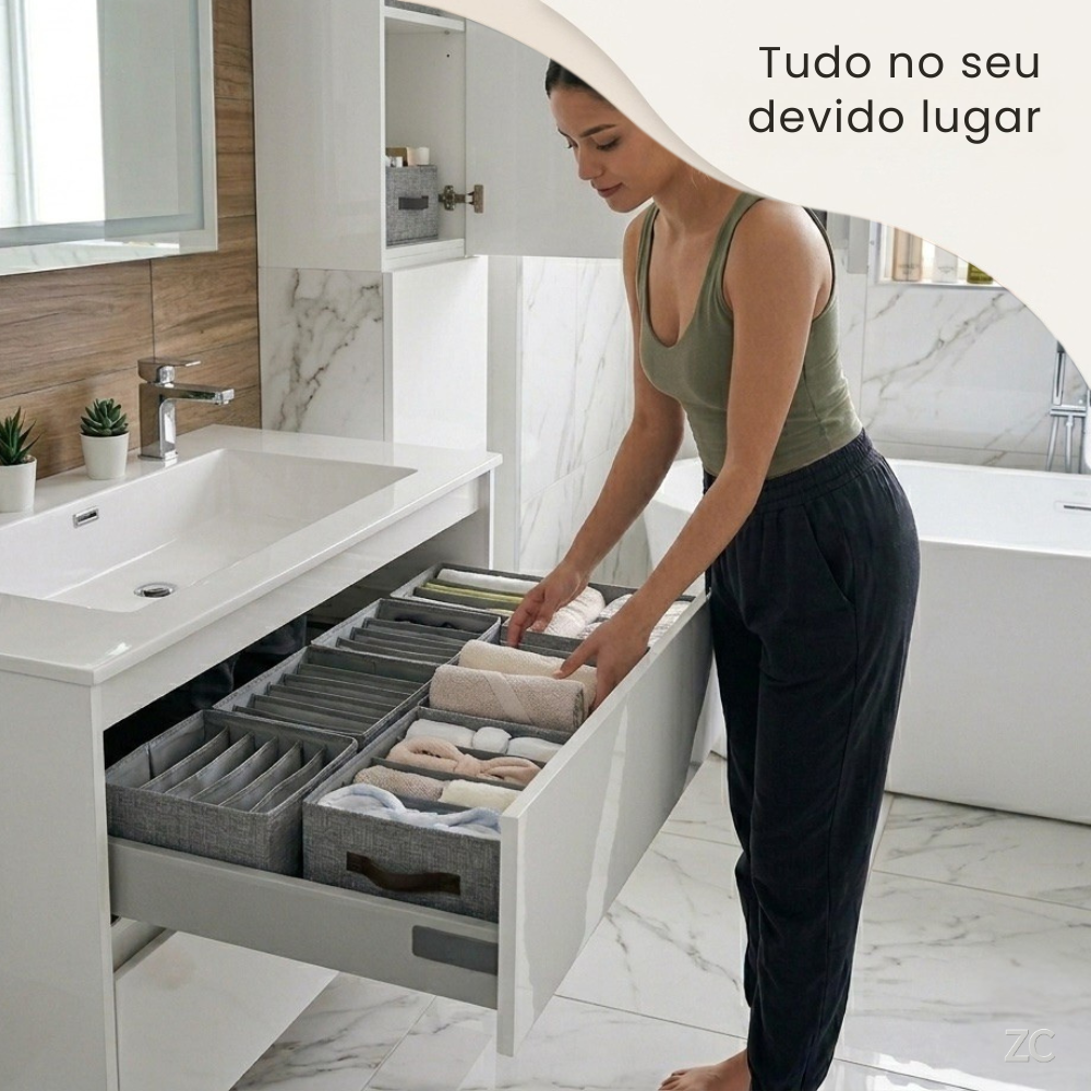 Organizador de Gavetas com 16 Divisórias — Mais Praticidade e Organização no Dia a Dia