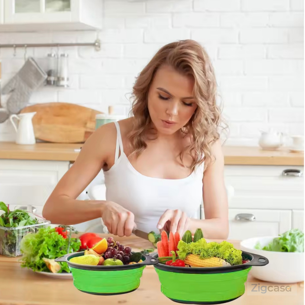 🏠 Escorredor Retrátil de Alimentos — Praticidade e Economia de Espaço