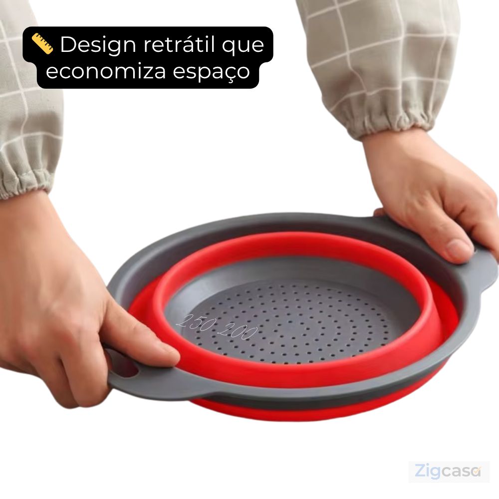 🏠 Escorredor Retrátil de Alimentos — Praticidade e Economia de Espaço