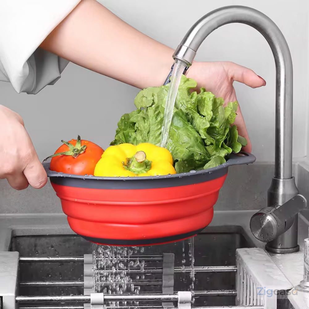 🏠 Escorredor Retrátil de Alimentos — Praticidade e Economia de Espaço